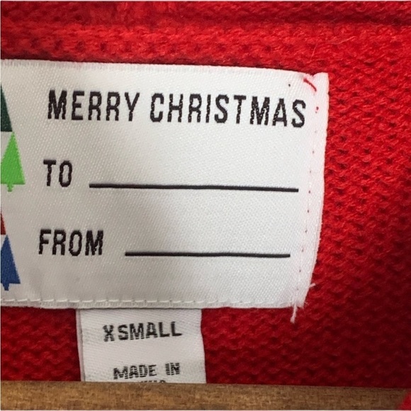 NWOT Primark Santa Number 1 Holiday Christmas Sweater - Picture 5 of 9